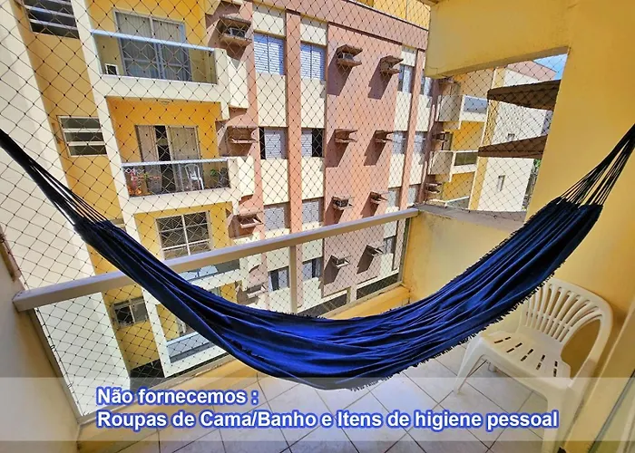 02 Dorms C/Ar Cond, Varanda, Wi-Fi, Lado Praia - Portaria 24H Guarujá
